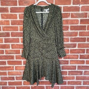 Walter Baker green long sleeve dress